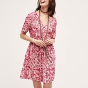 Anthropologie HD In Paris Archipelago Pink Floral